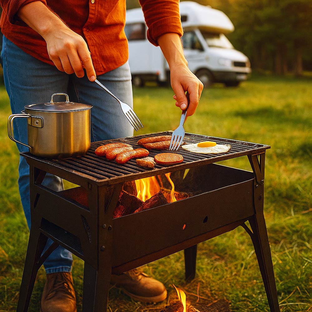 Kamp Keyfinizi Katlayacak Katlanır Kamp Mangal Modelleri ve Outdoor Pişirme Ürünleri